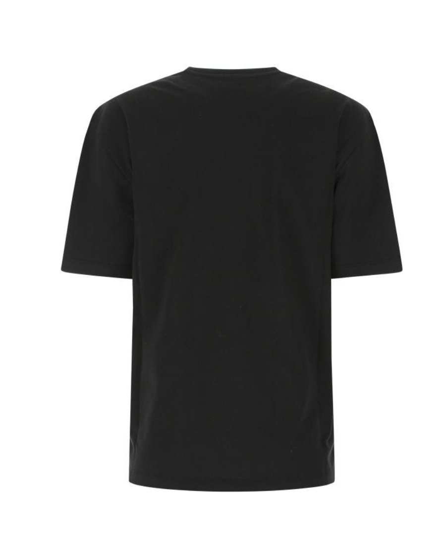 Alexander Mcqueen Exploded Seal Logo-print T-shirt In Black