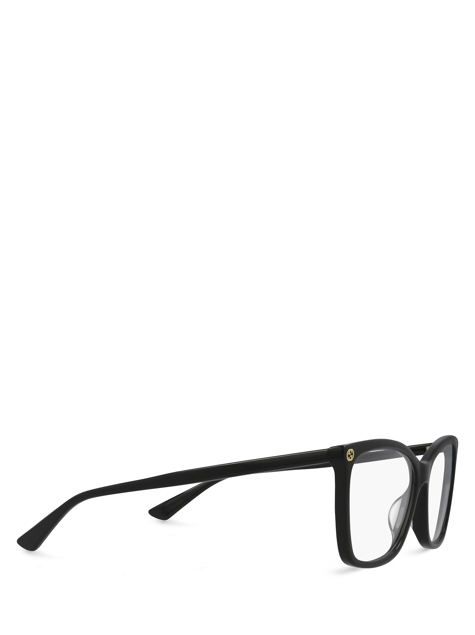 Gucci Womens Black Gg0914o Acetate Rectangular-frame Optical Glasses In White