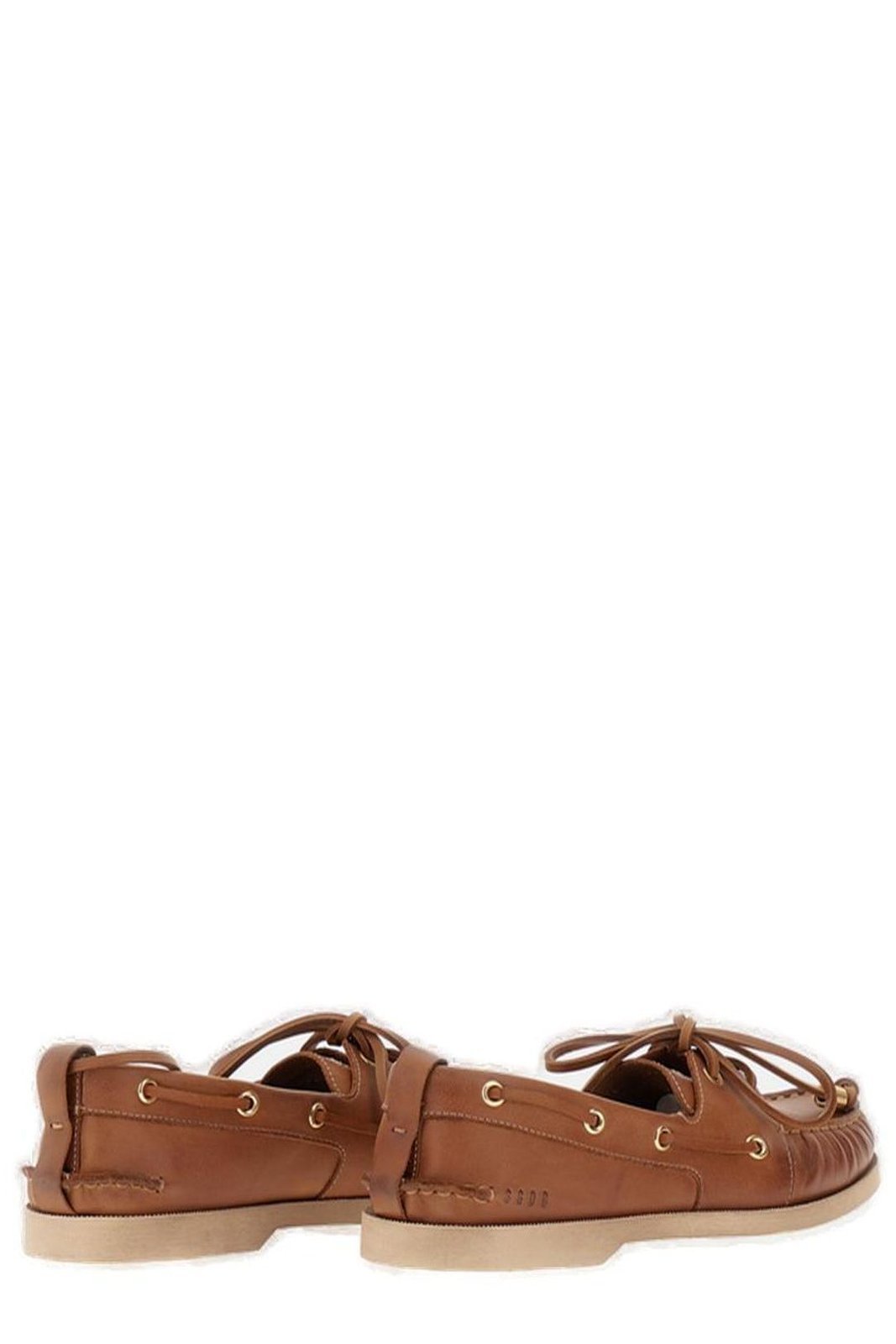 Golden Goose Deluxe Brand Ruched Lace-up Loafers In Multi