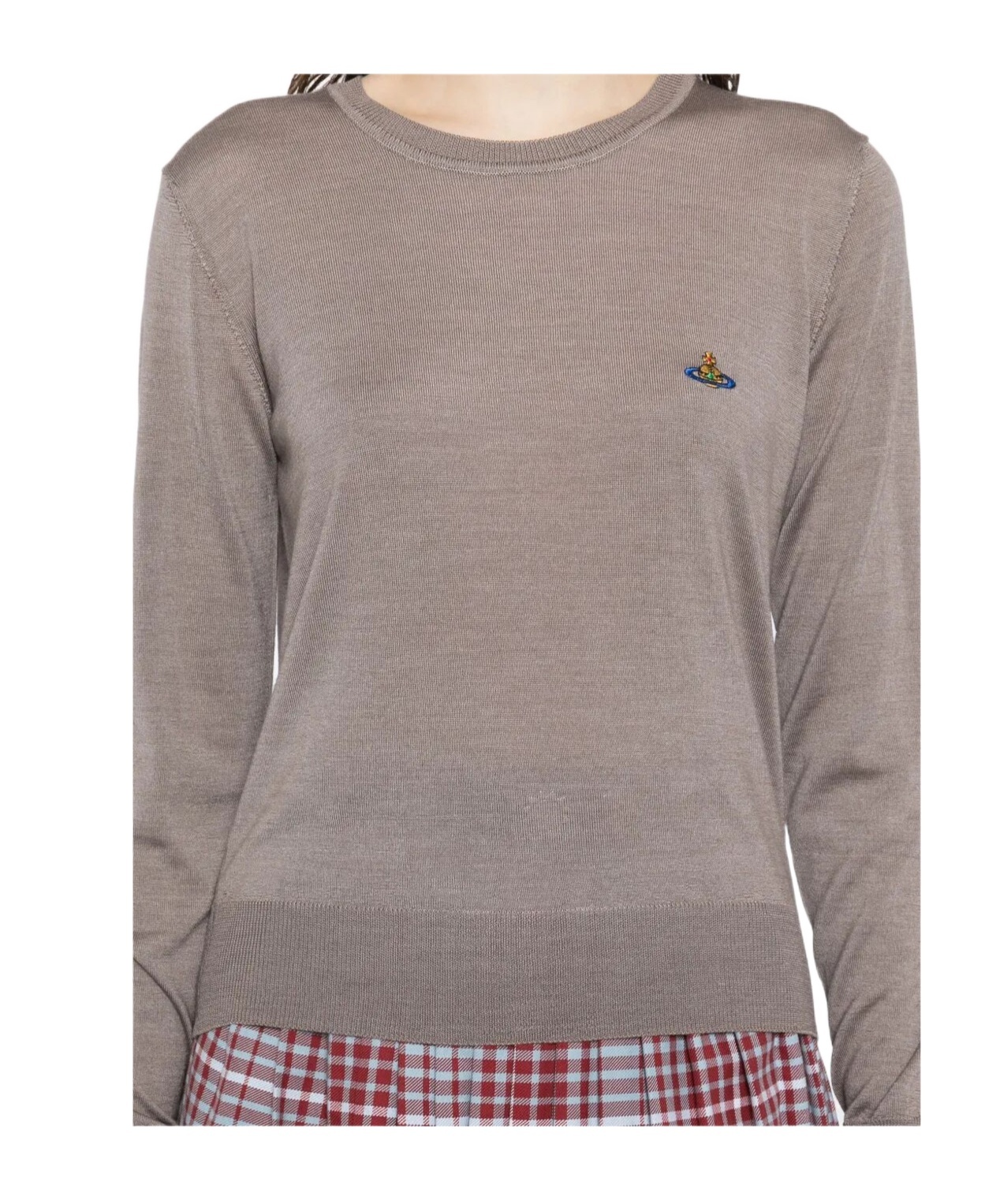 Vivienne Westwood Women Bea Wool Blend Jumper In Brown