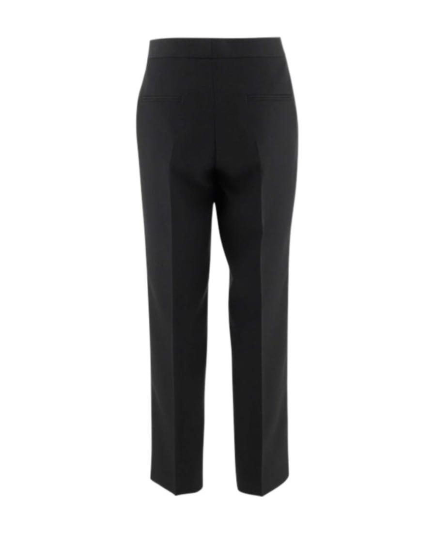 Jil Sander Straight-leg Wool Trousers In Black