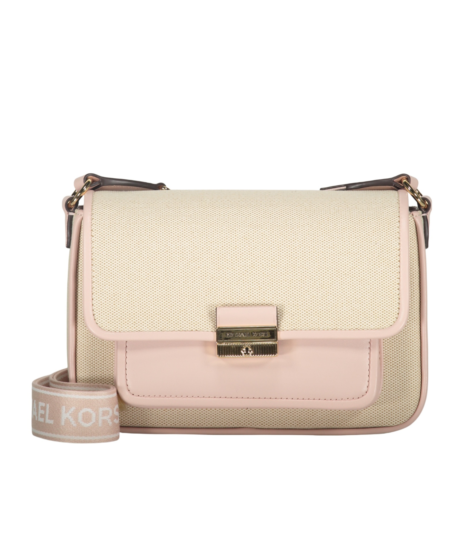 Michael Kors Beige Fabric Crossbody Bags