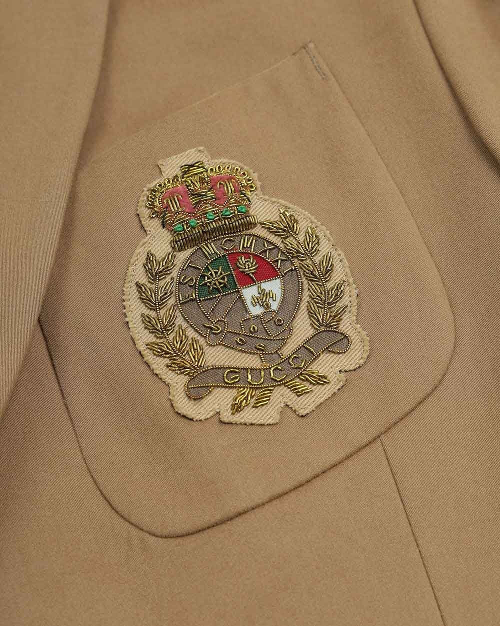 Gucci Classic Suit Jacket In Brown