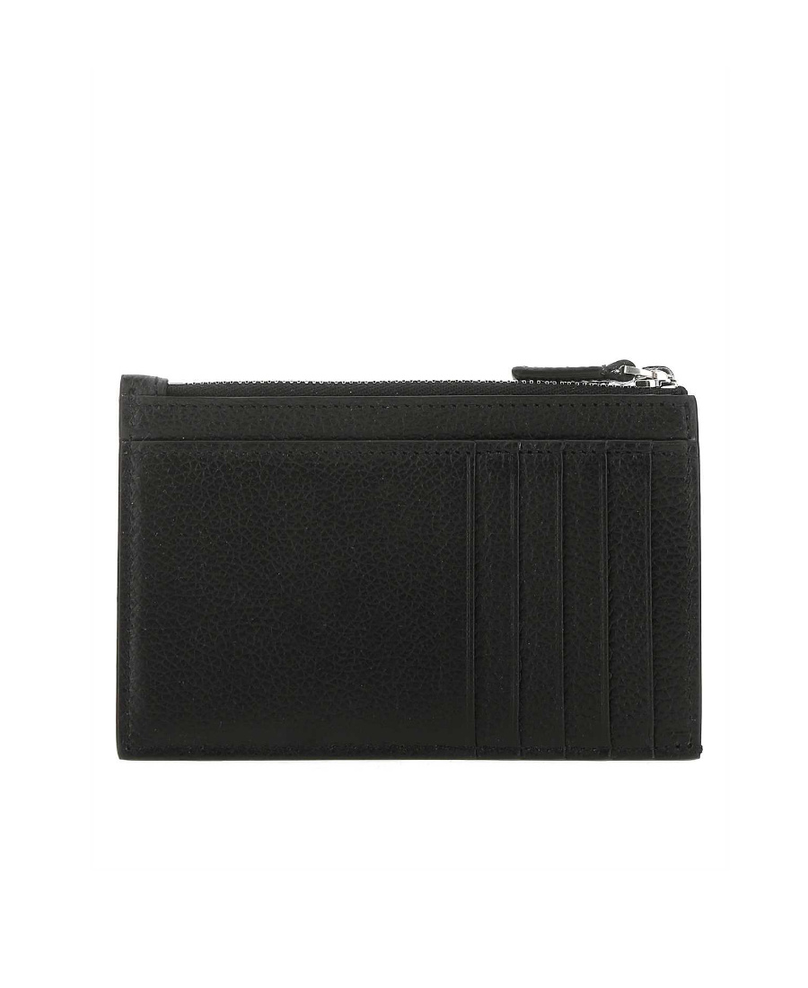 Balenciaga Logo-print Wallet In Black