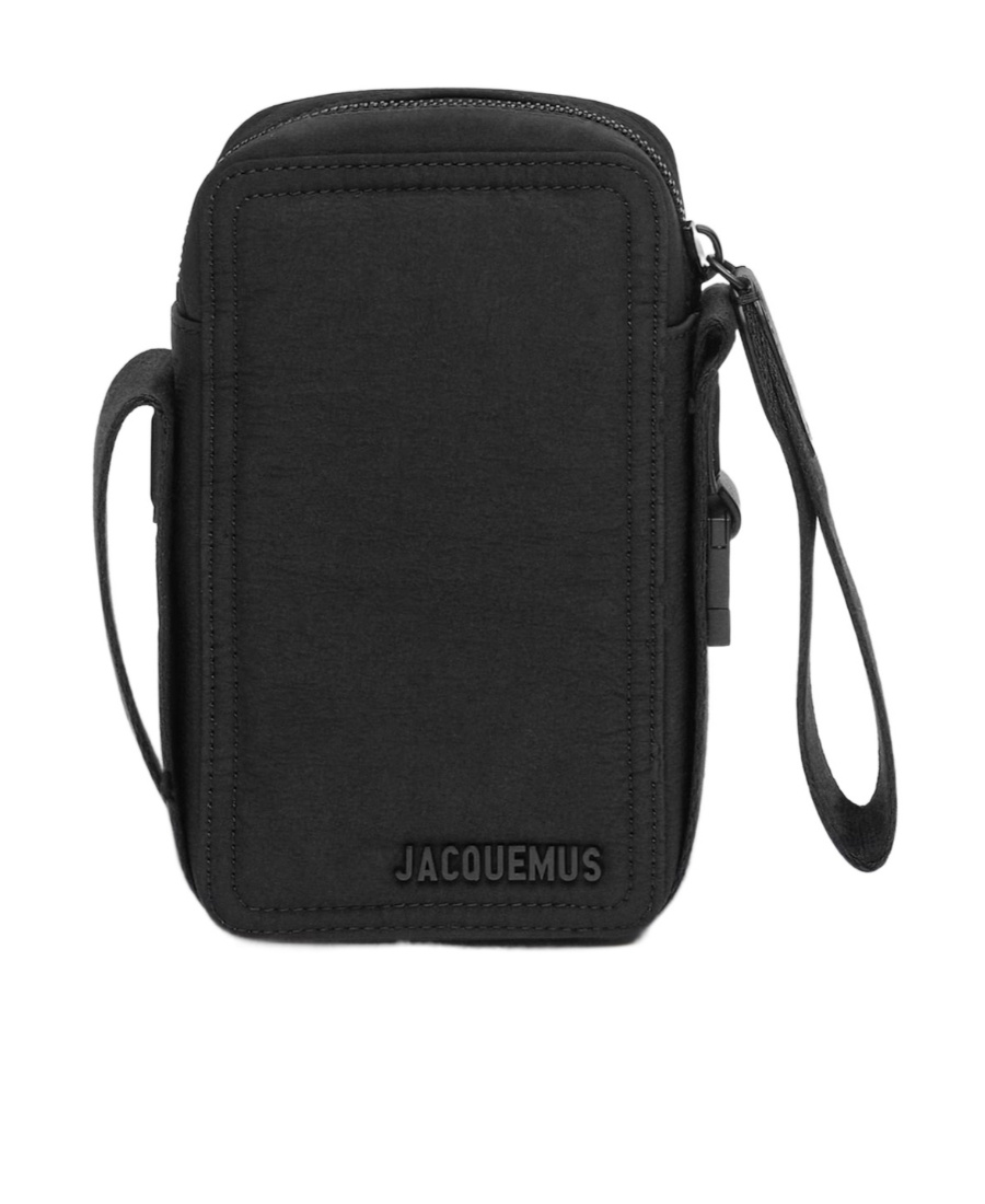 Jacquemus Le Cuerda Vertical Messenger Bag In Black