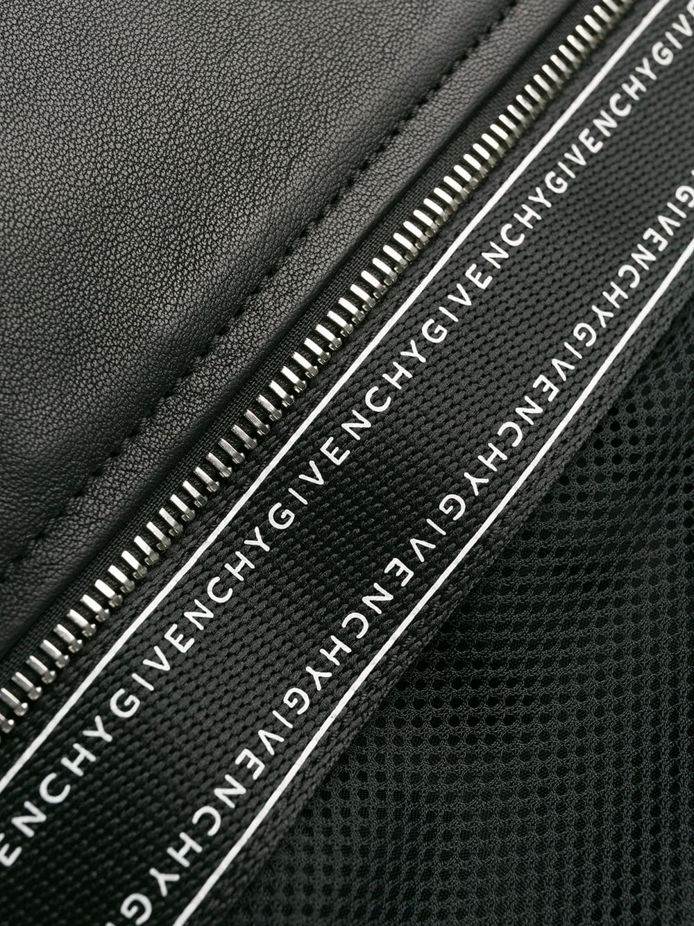 Givenchy Zippered Leather Jacket In Black