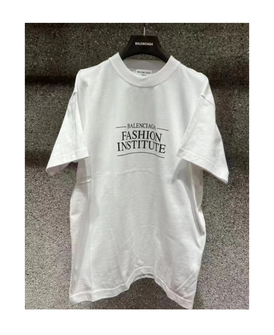 Balenciaga Couture Embroidered Oversized T-shirt In Gray