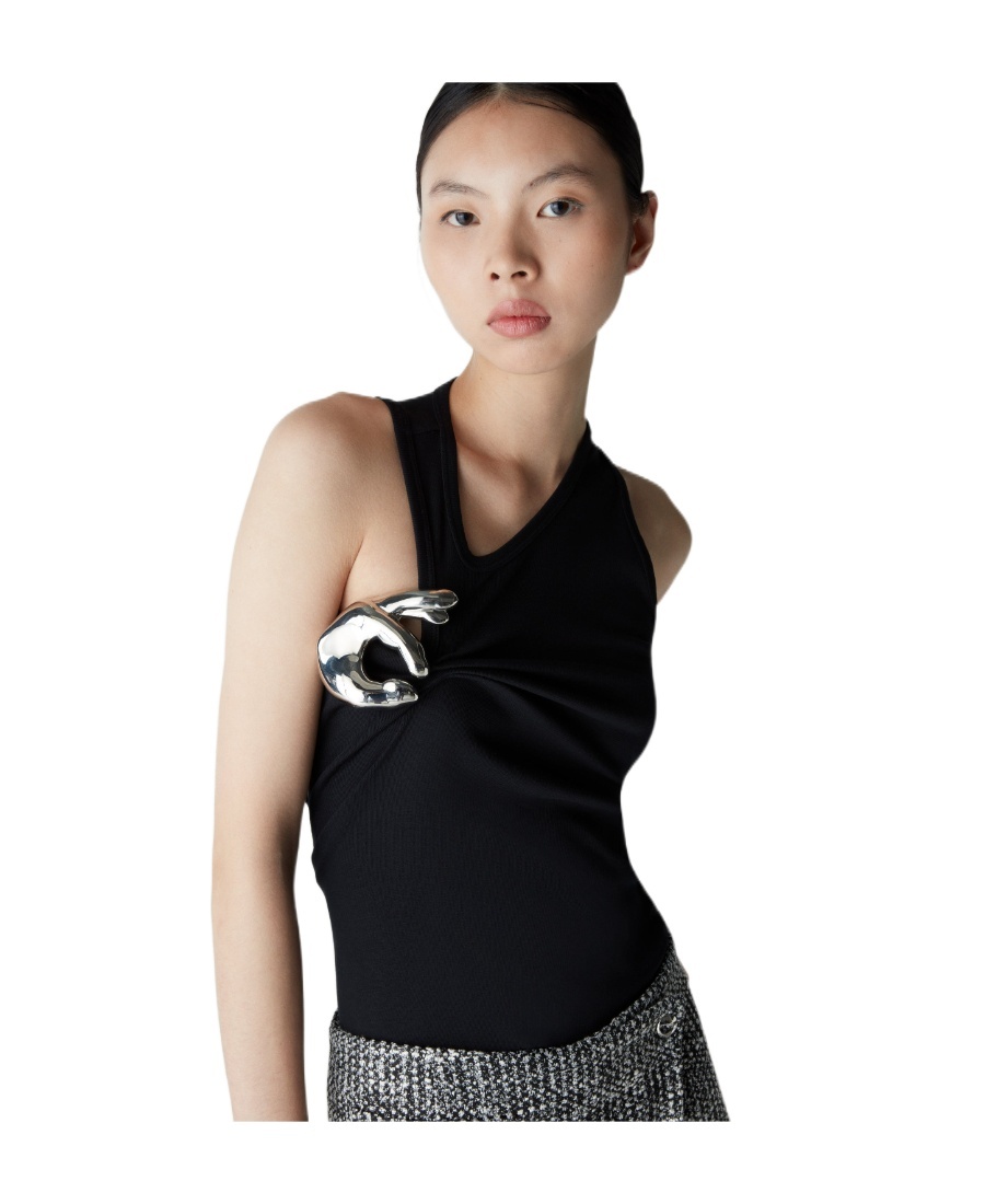 Coperni Sleeveless Vest In Black