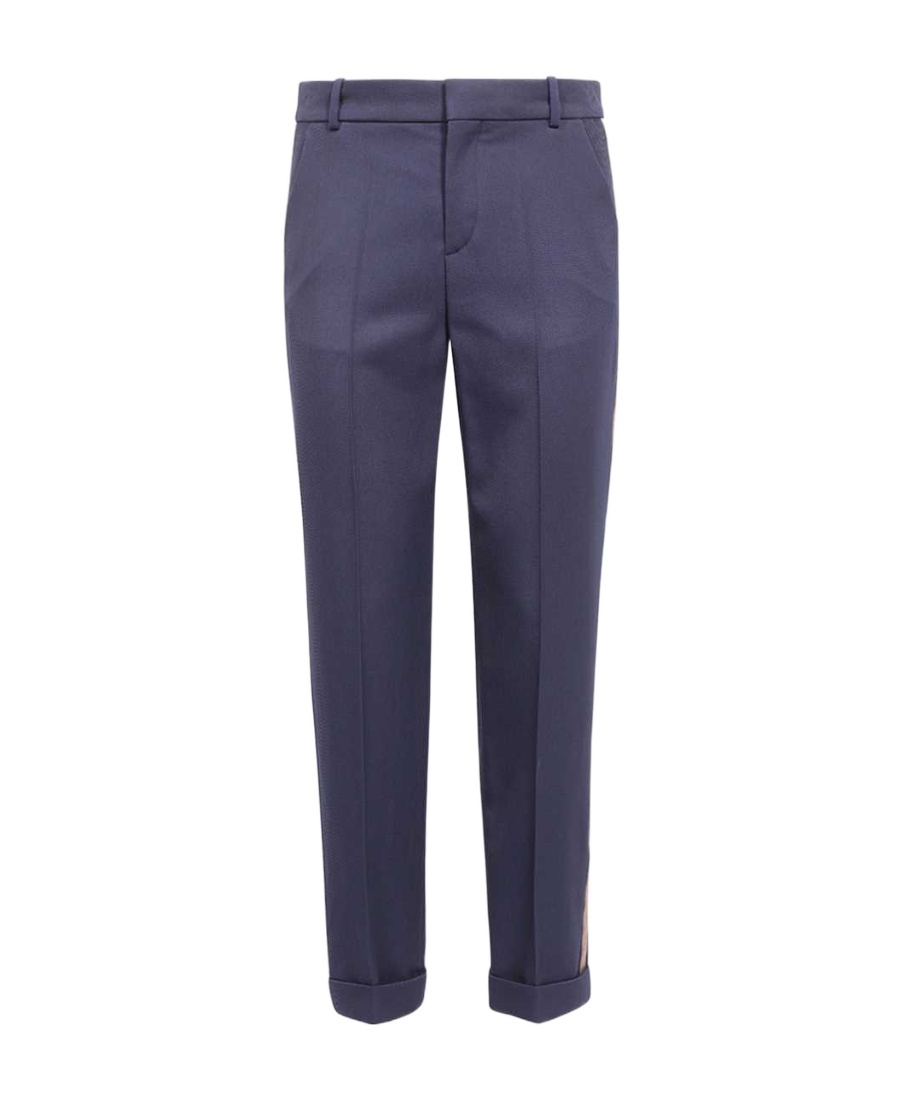 Balmain Belt Ring Casual Pants In Black