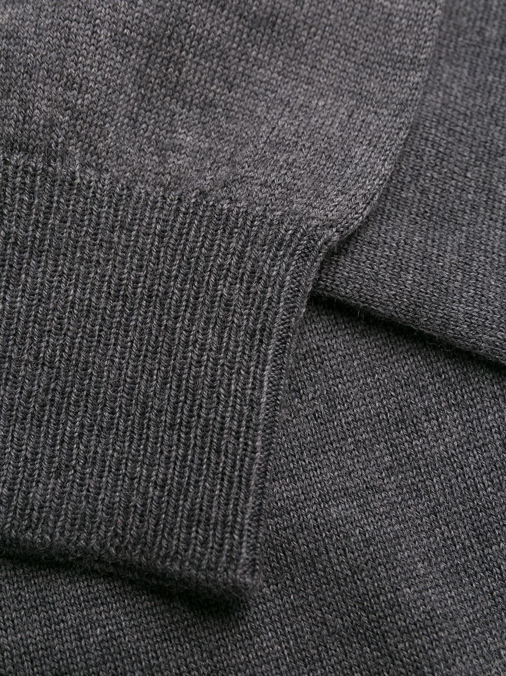 Apc Roll-neck Fitted Sweater In Black