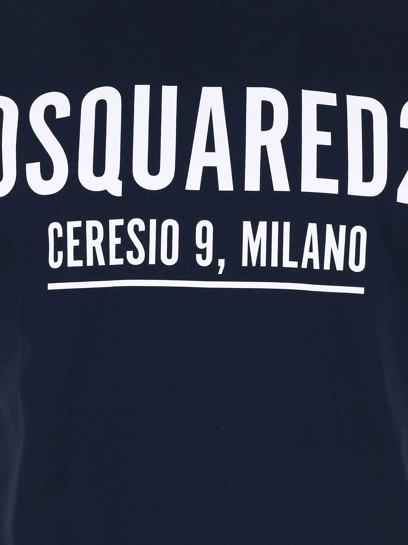 Dsquared2 Ceresio 9 Print Cotton Jersey T-shirt In Black