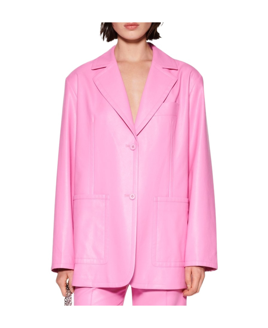 Stand Studio Lapel Suit Coat In Pink