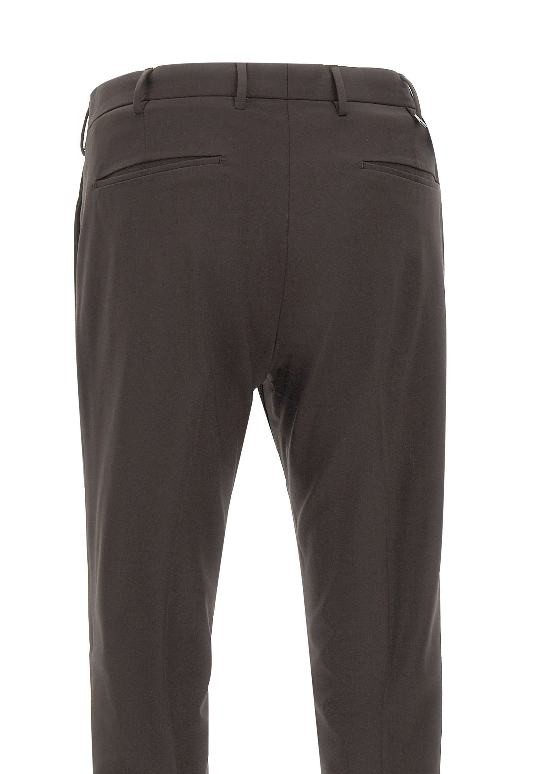 Pt Torino Belt Loop Casual Pants In Brown