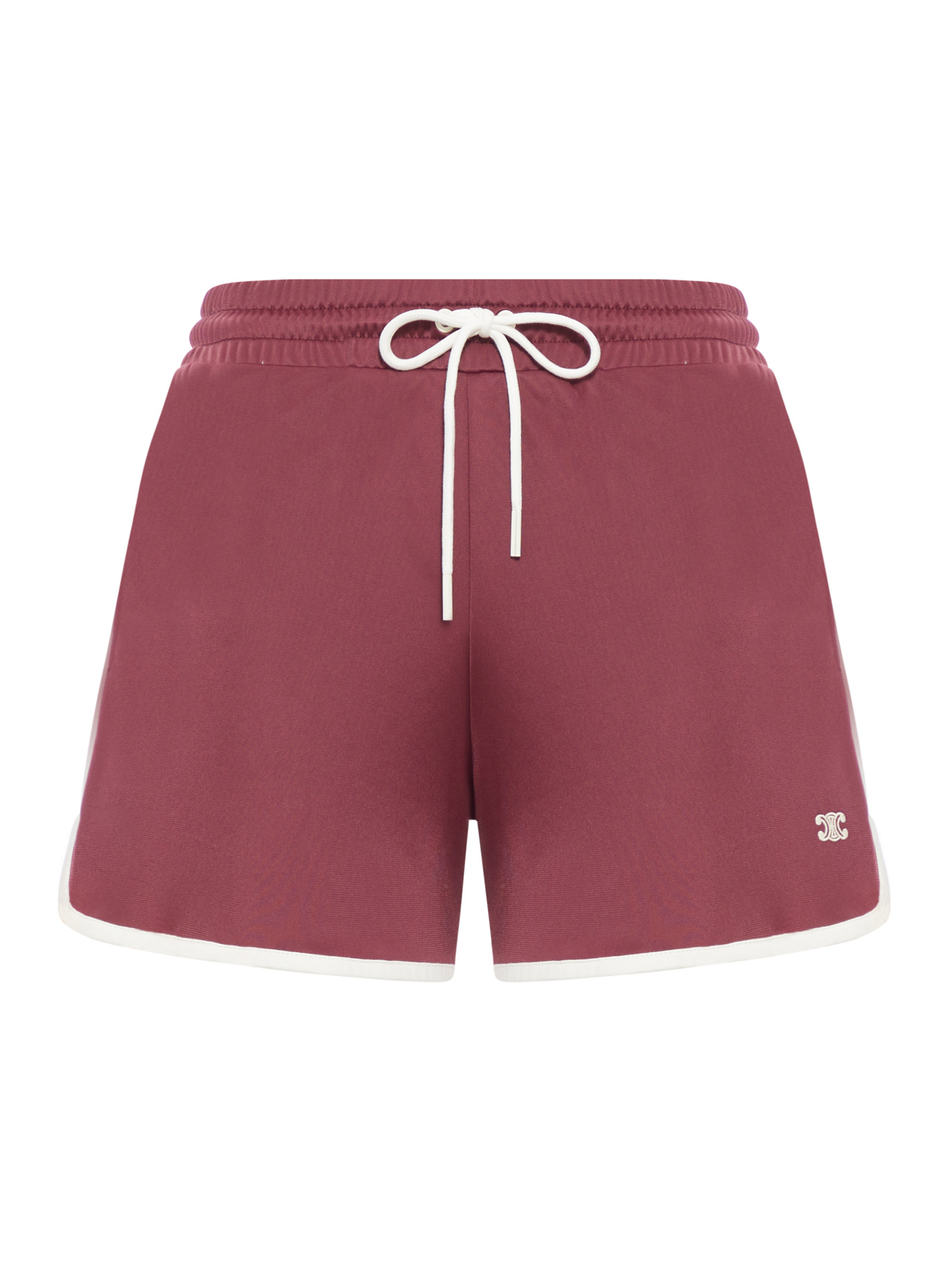Celine Mini Short Jogger With Triomphe Logo In Pink