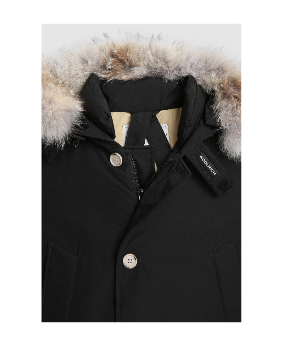 Woolrich Arctic Anorak Down Jacket In Black