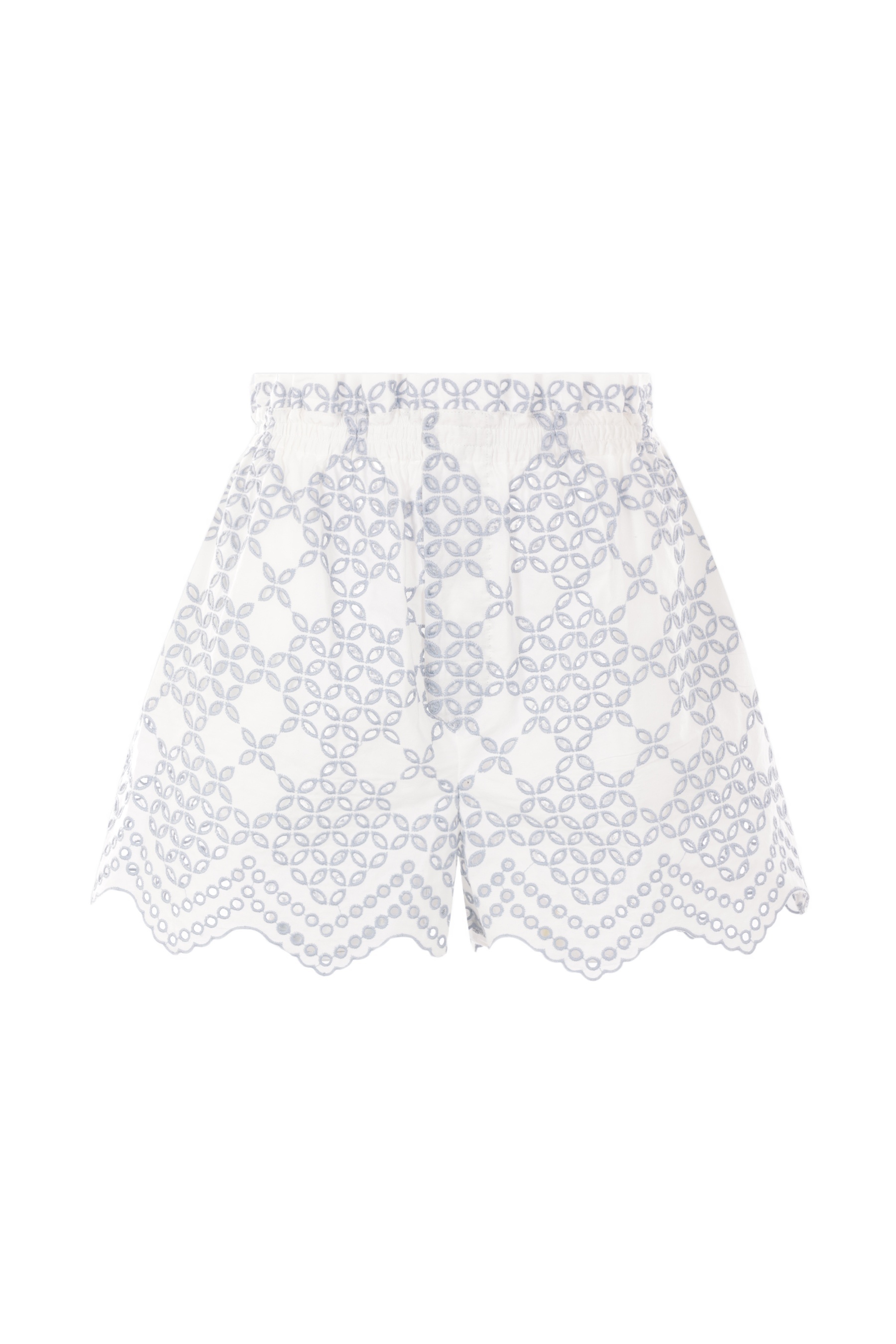 Raquel Diniz Sangallo Lace Shorts In White