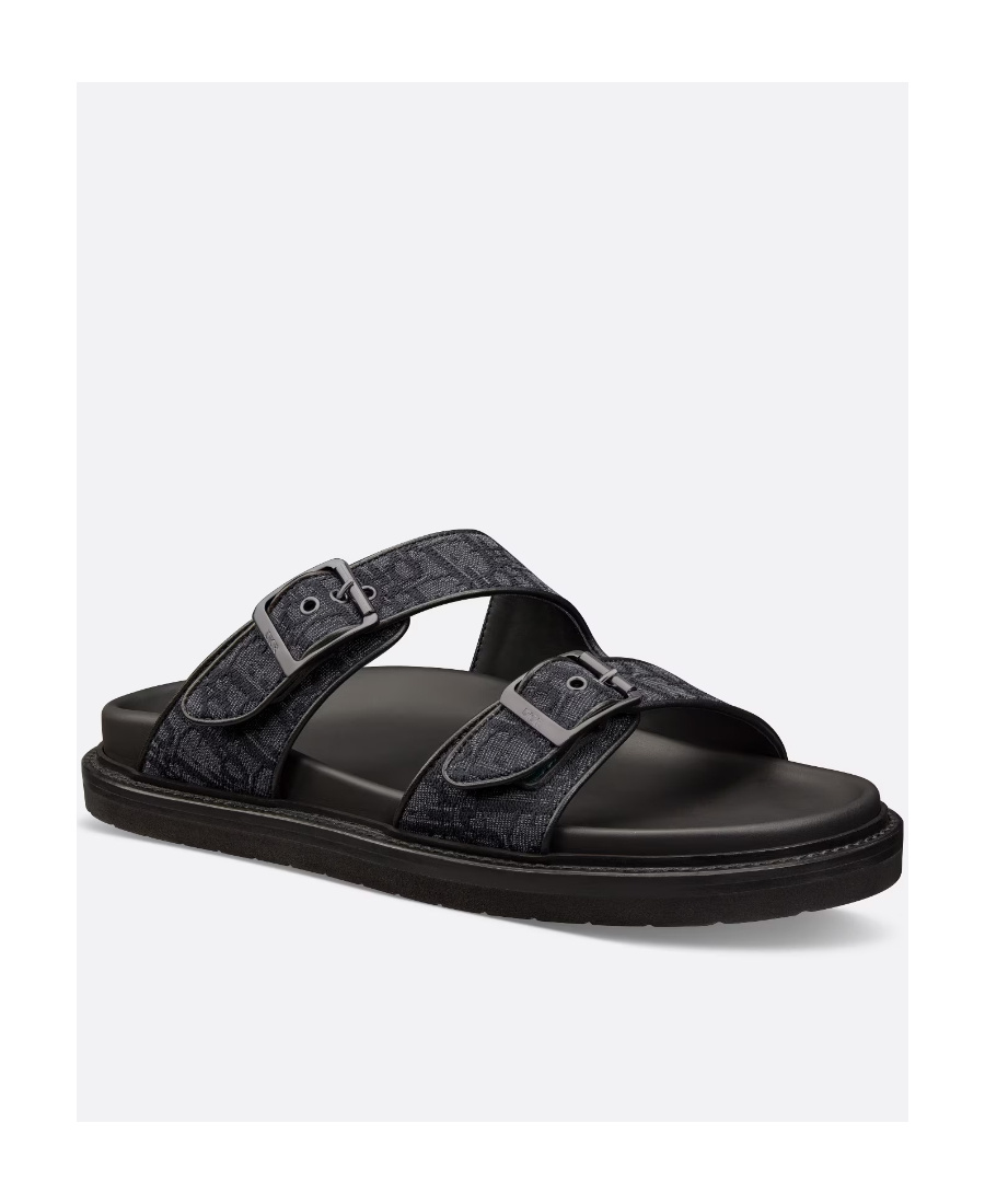 Dior Homme Buckled Open Toe Sandals In Black