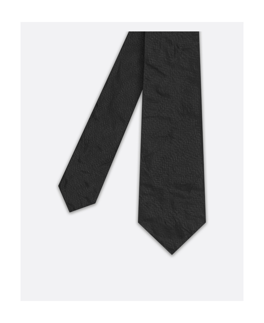 Dior Wrinkled Tie In Black