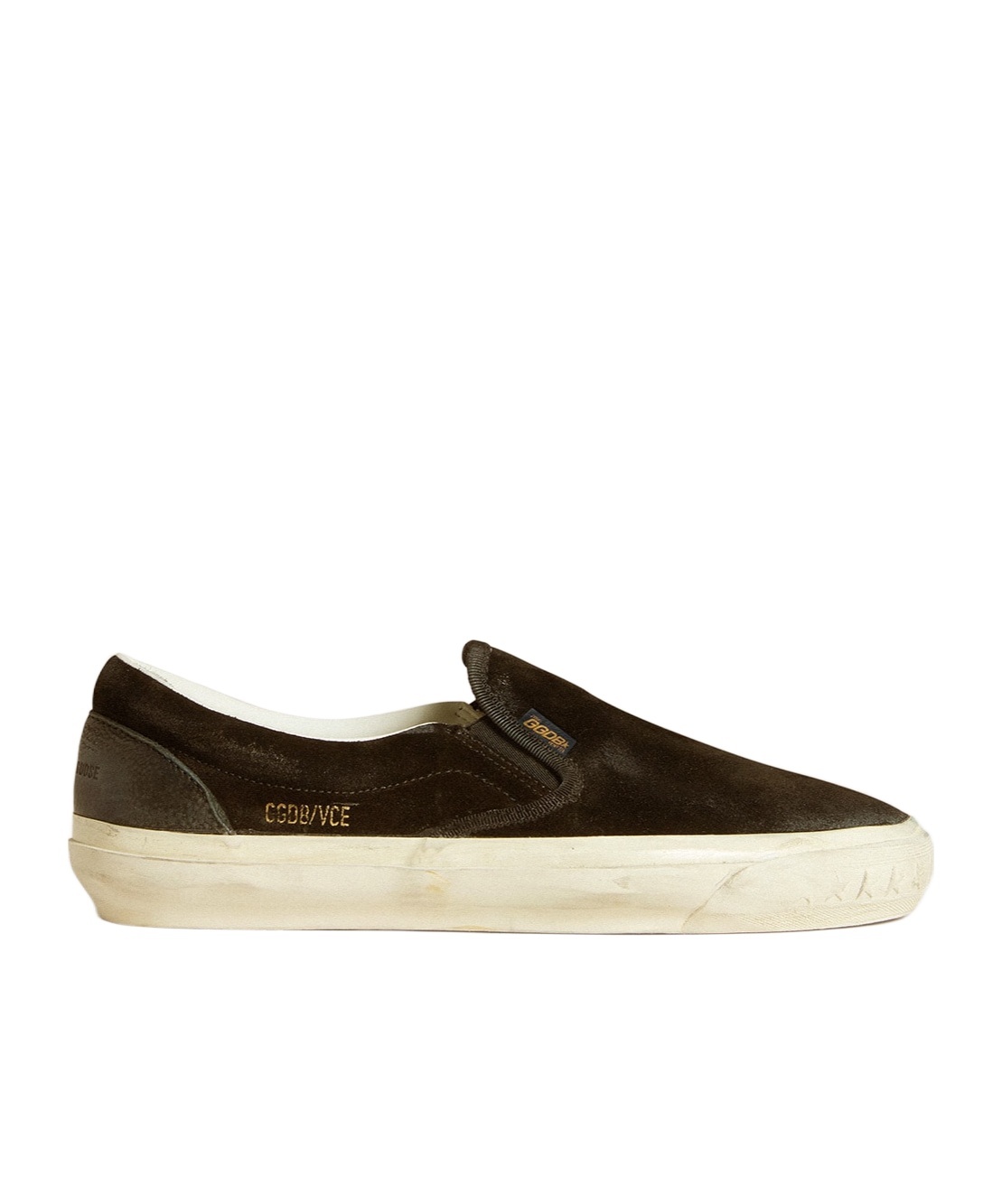 Golden Goose Women's Vce Penstar In Black Suede With Black Leather Heel Tab In Multi