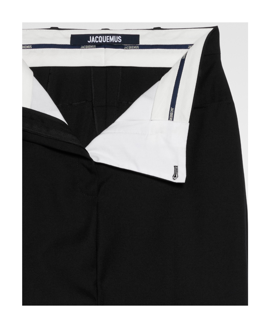 Jacquemus Le Pantalon Sauge In Black