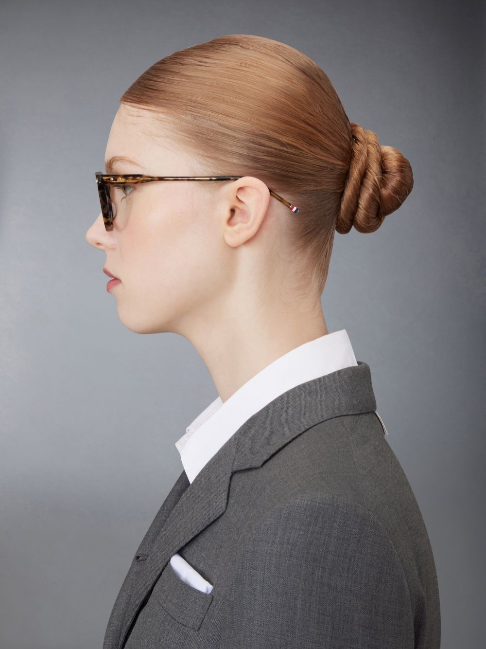 Thom Browne Pantos-frame Glasses In Black