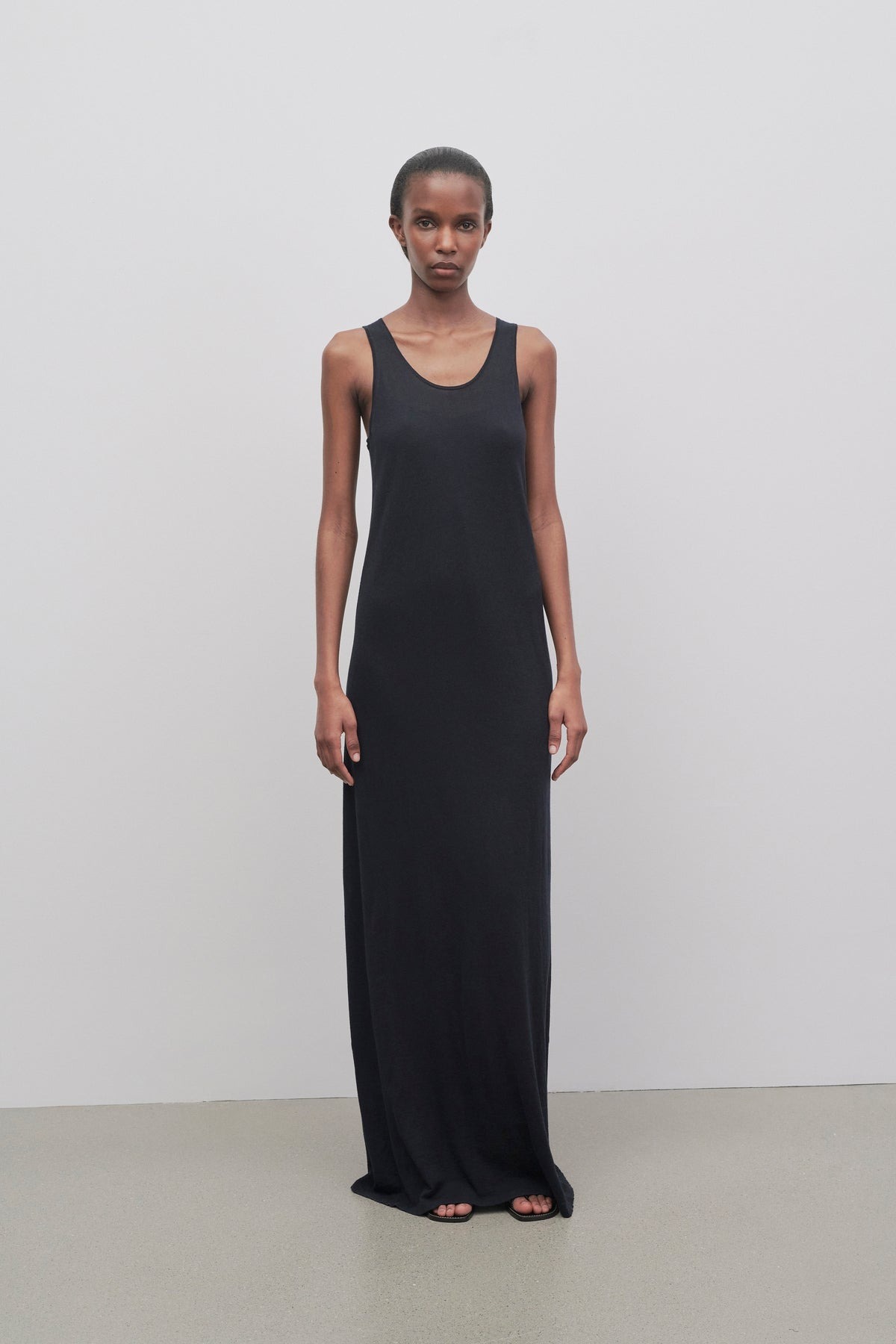 The Row Farissa Sleeveless Long Dress In Black