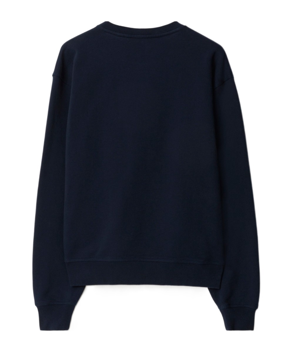Burberry Suéter Con Escote Barco - Azul In Black