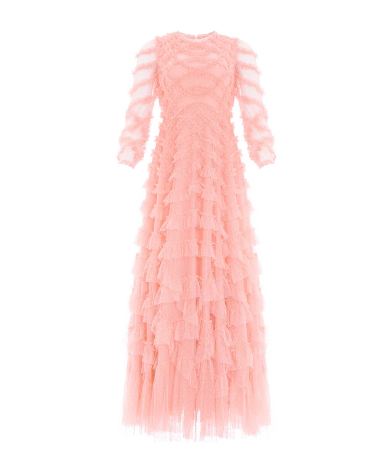 NEEDLE & THREAD SOFT TULLE LAYERED GOWN