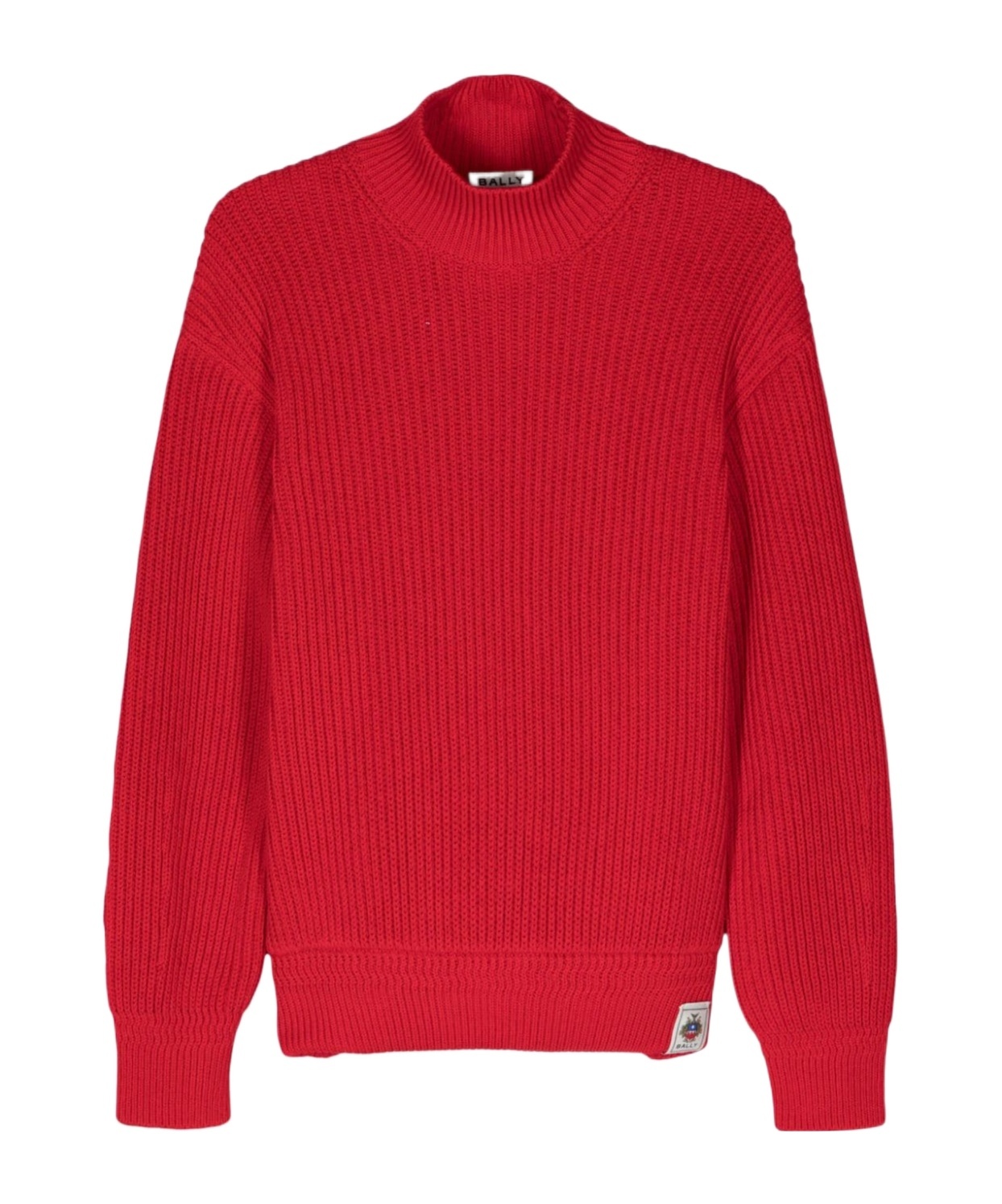 Bally Long-sleeved Sweater In Red