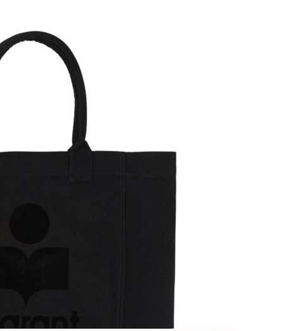 Shop Isabel Marant Logo-print Tote Bag In Black