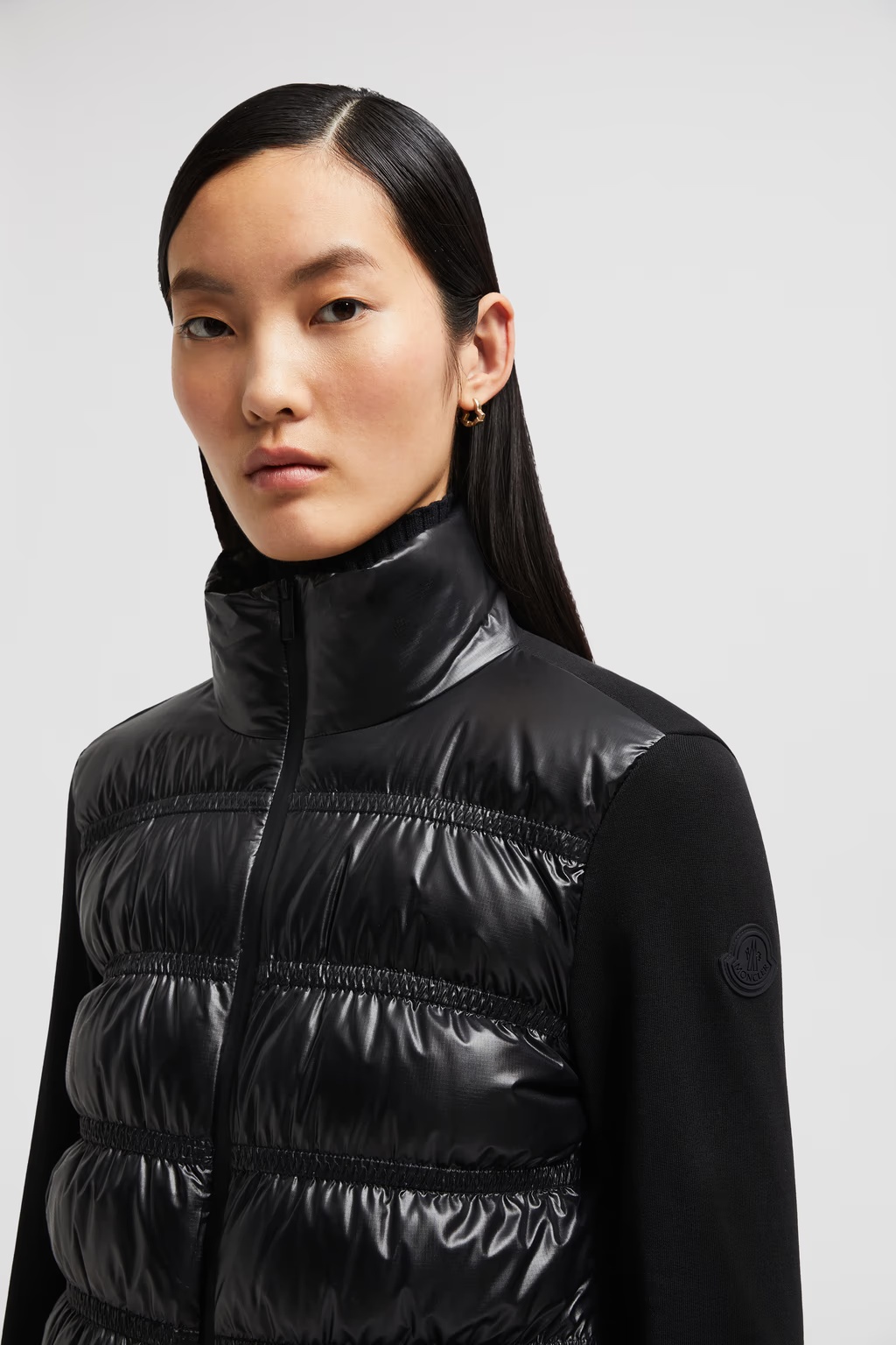 Moncler Padded Jacket In Black