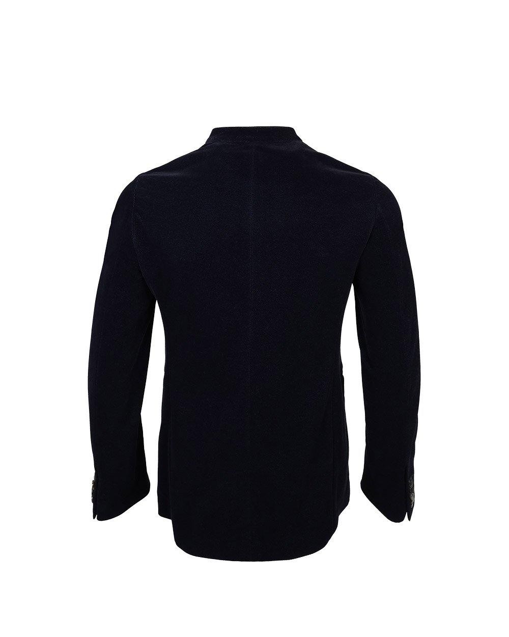 Armani Collezioni Single-breasted Casual Jacket In Black