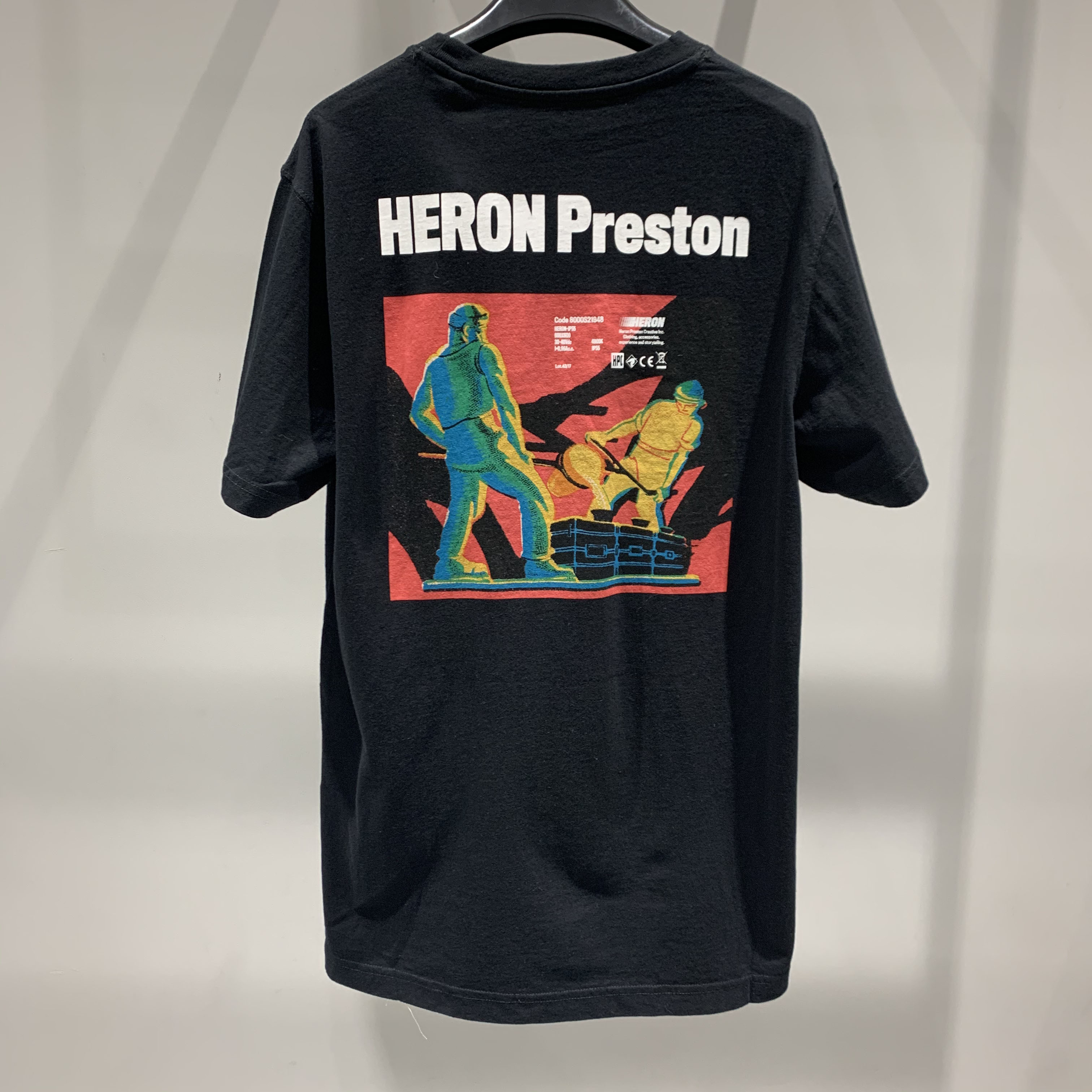 Heron Preston Pattern Logo T-shirt In Blue
