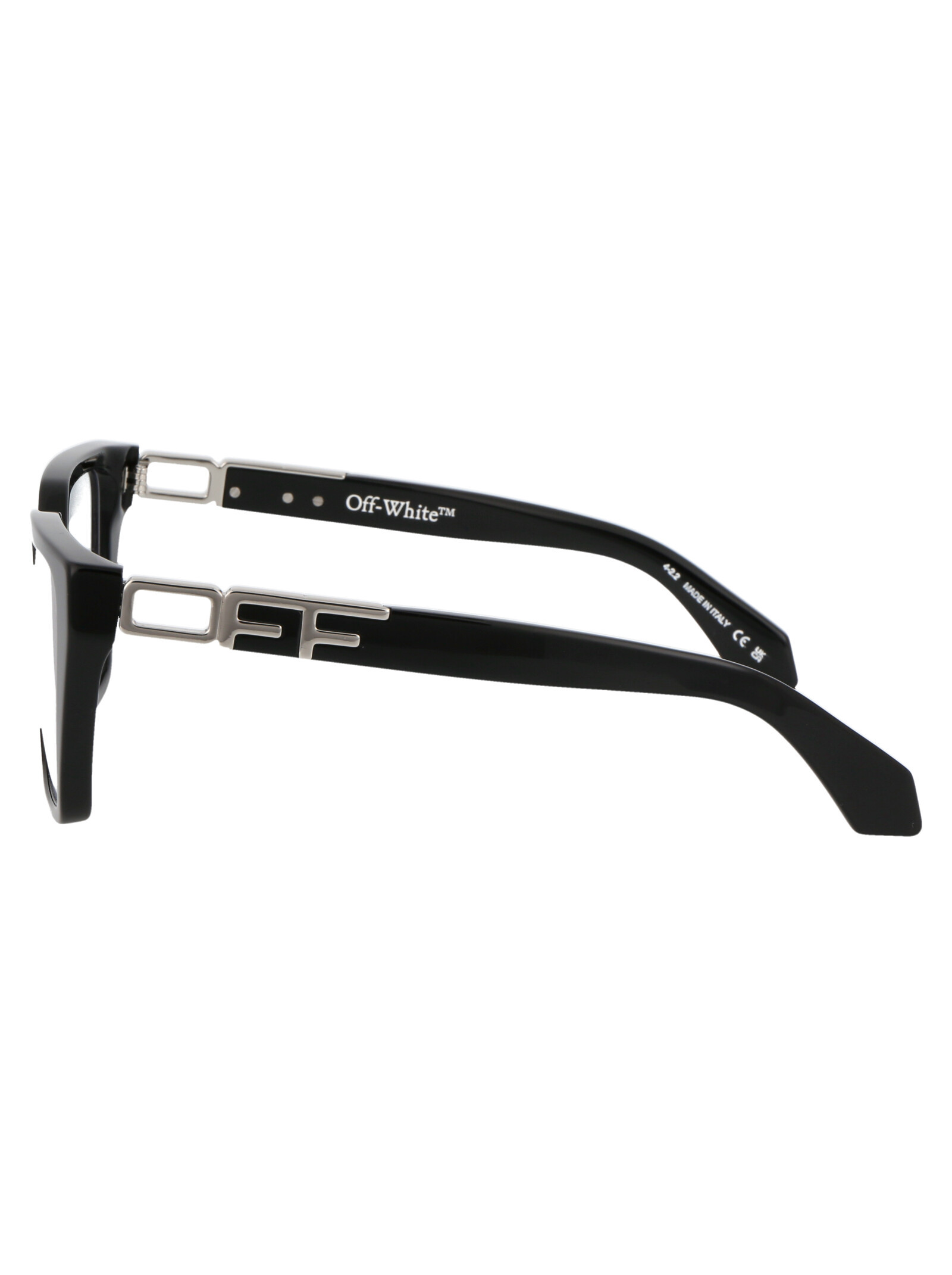 Off-white Square Frame Glasses In Black