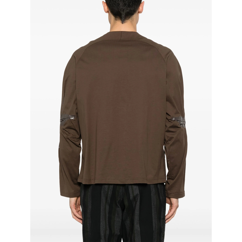 Kiko Kostadinov K-dart Jersey Jacket In Earthy Brown