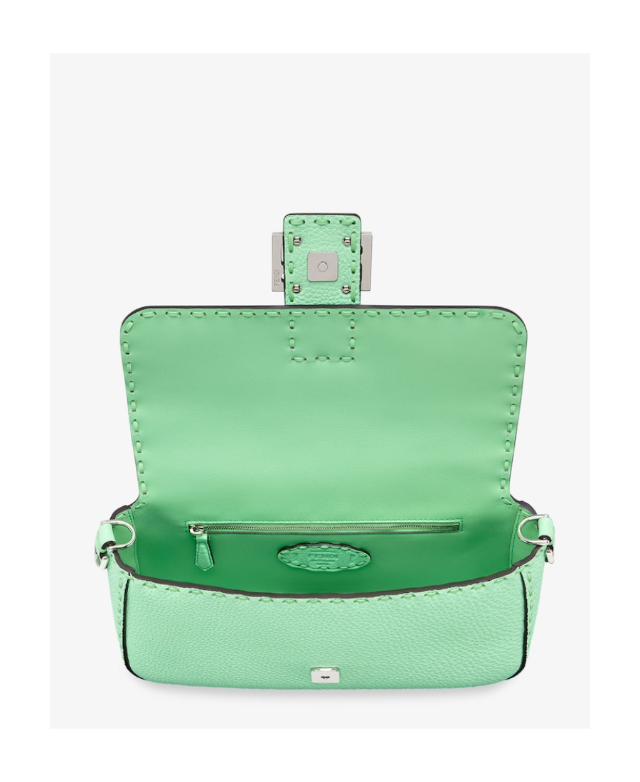 Fendi Baguette Shoulder Strap In Green