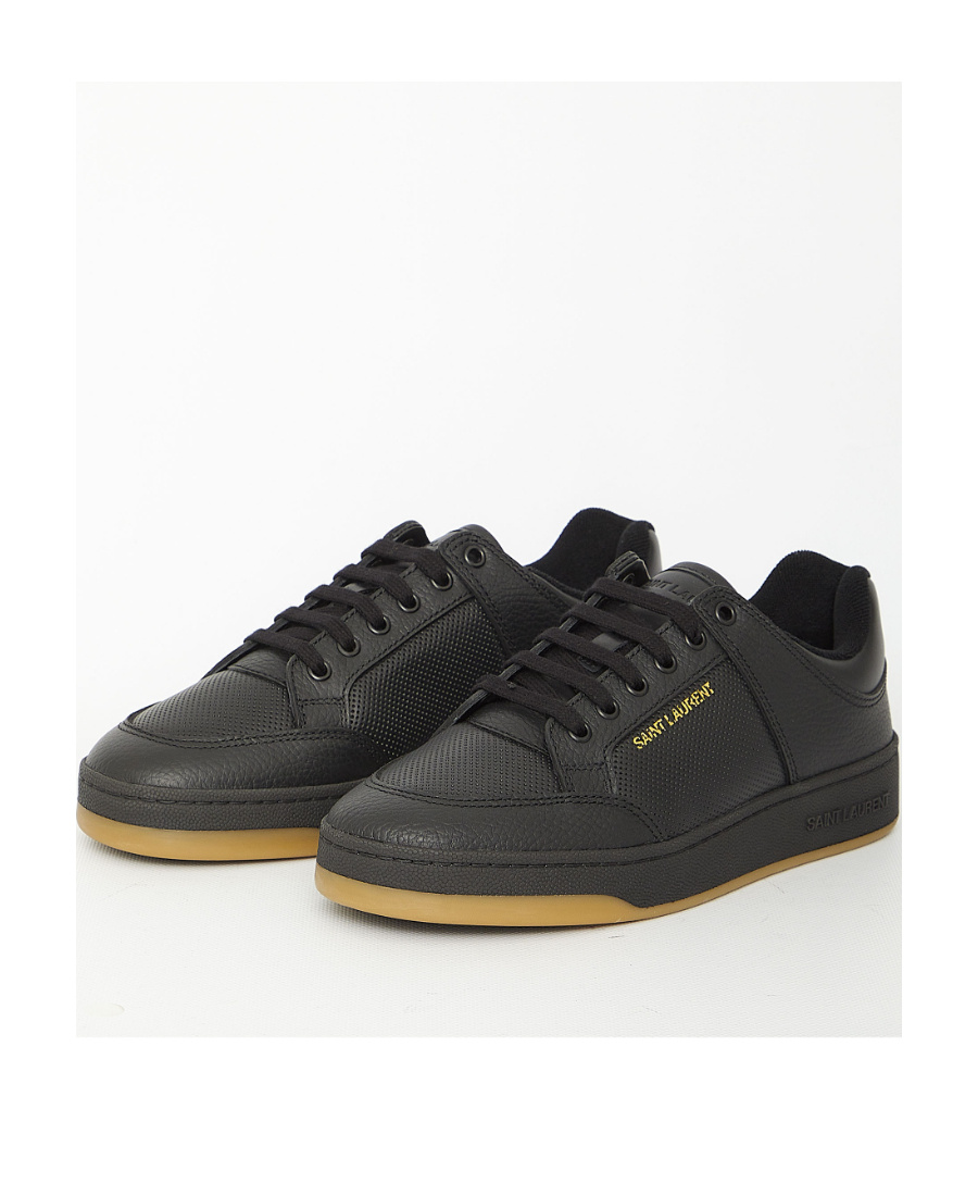 Saint Laurent Court Classic Sl/10 Sneakers In Black