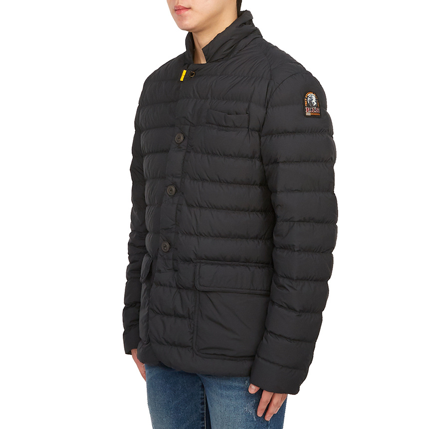 Parajumpers High-collar Long-sleeved Down Jacket In Black