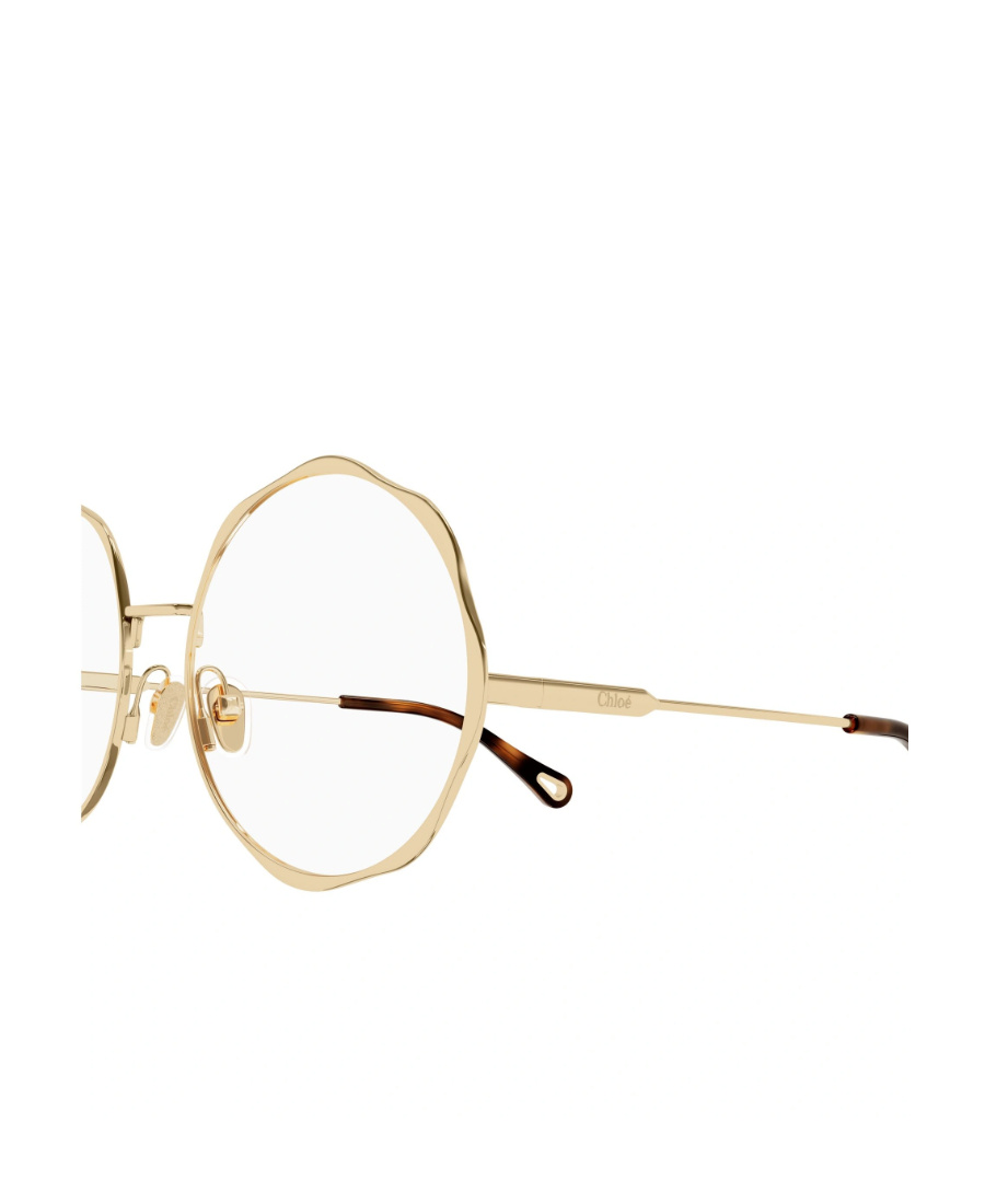 Chloé Eyewear Round Frame Glasses In White