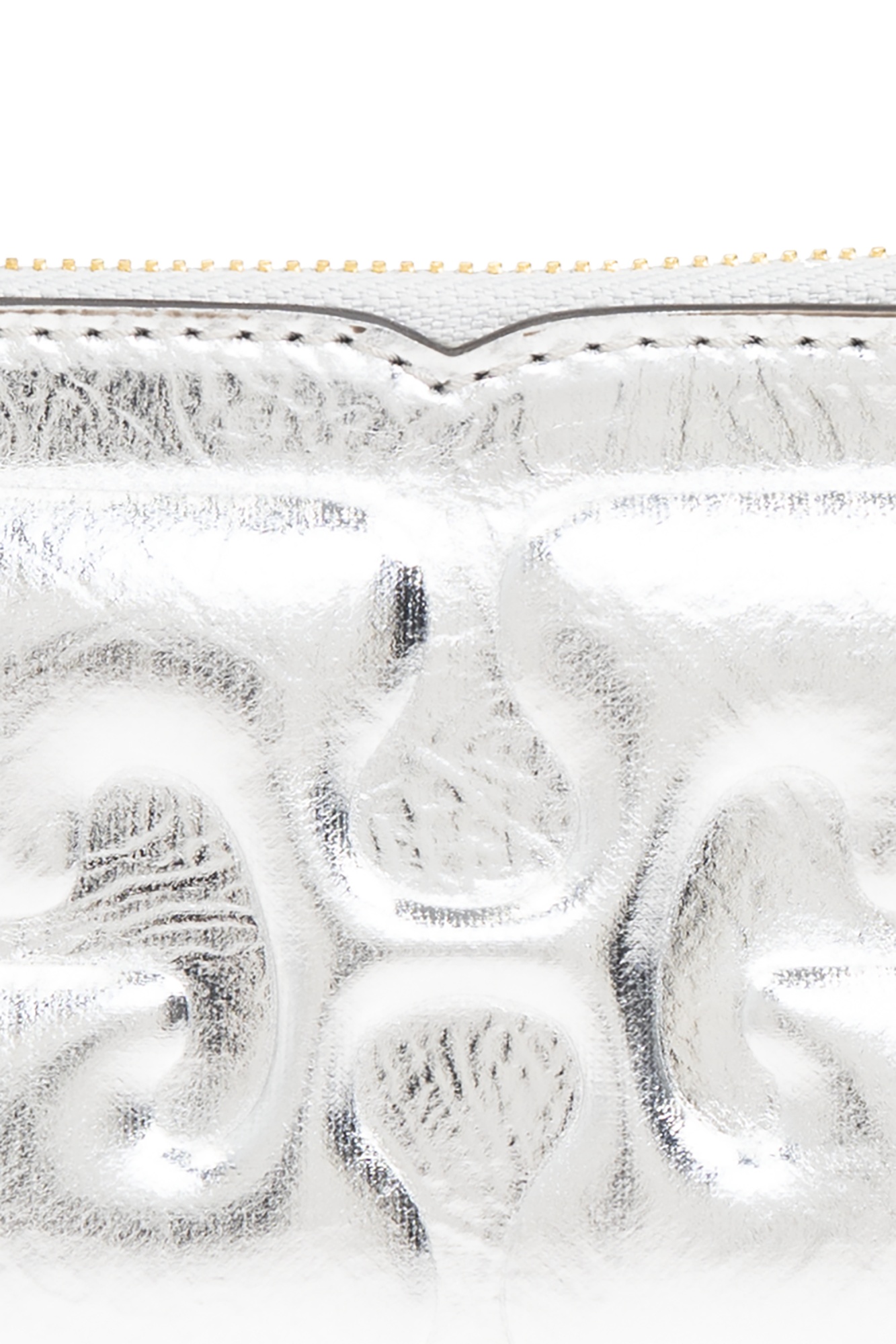 Ganni Butterfly Compact Wallet In White