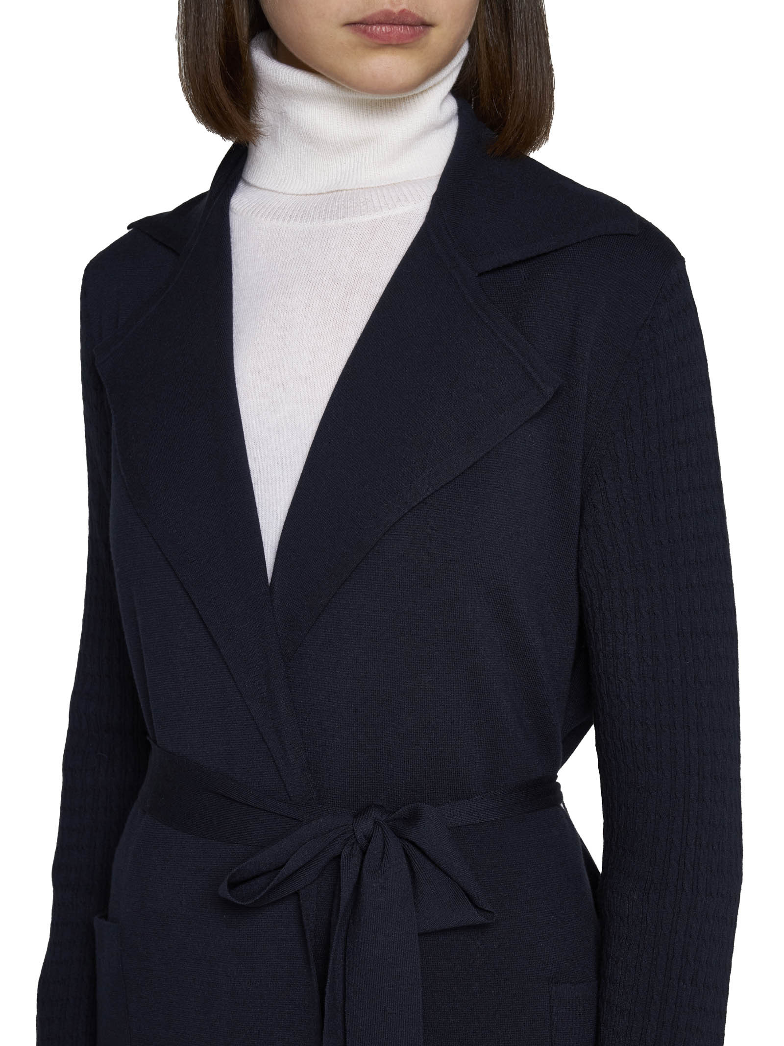 Shop Max Mara Waist Coat In Black