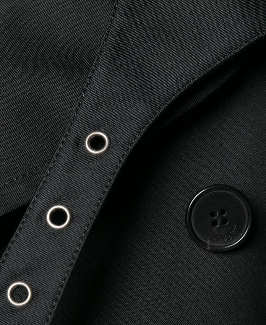 Saint Laurent Classic Trench Coat In Black