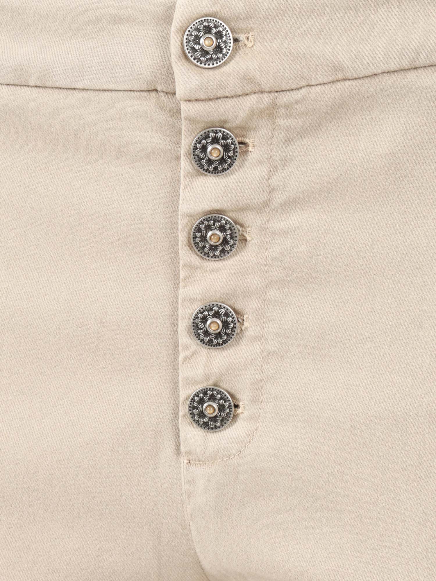 Dondup Button-front Straight Trousers In Neutral