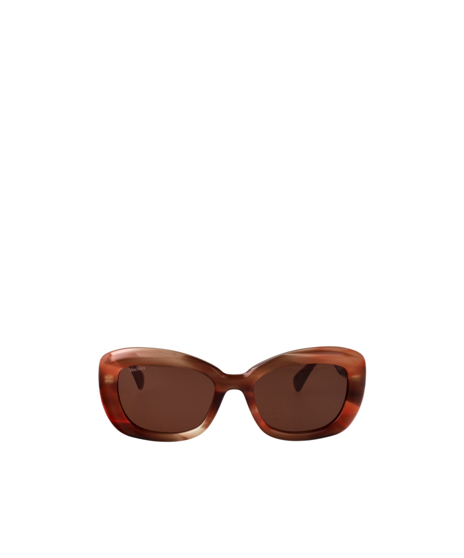 Max Mara Full-frame Sunglasses In Brown