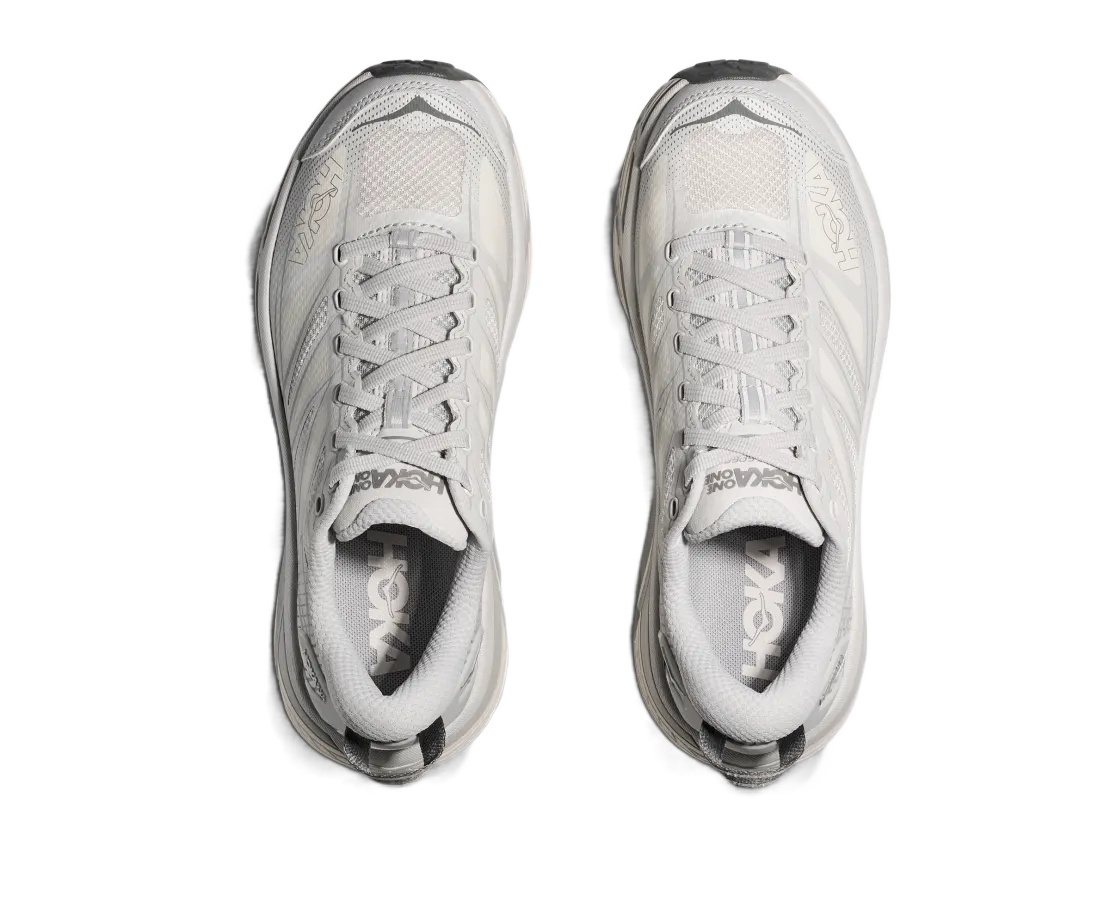 Hoka Mafate Speed 2 Rubber And Mesh Running Sneakers In Cosmic Ash/alabaster