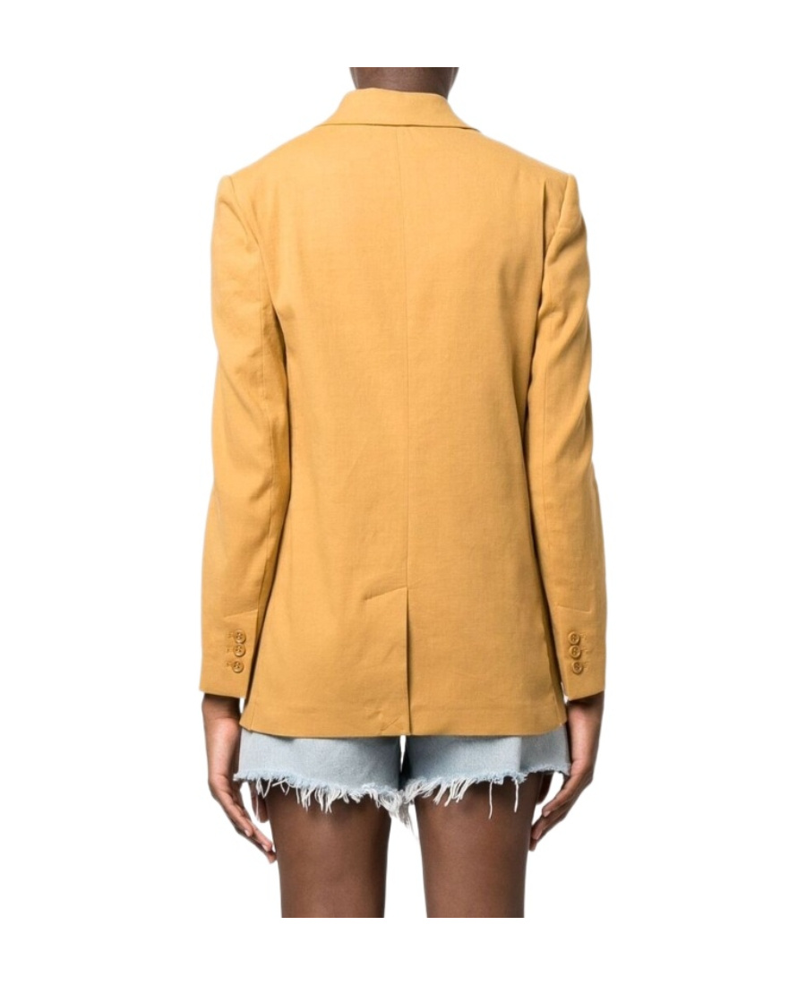 Red Valentino Double-breasted Suit Jacket In Yellow