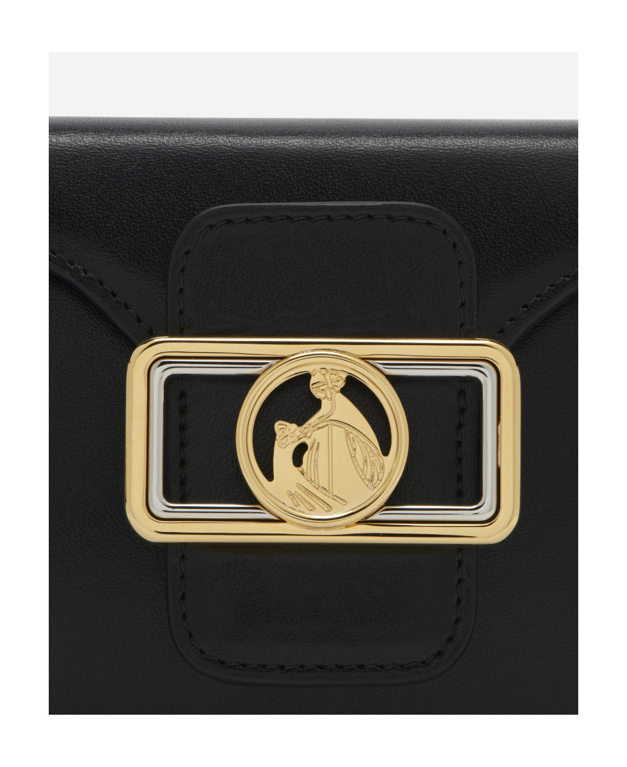 Shop Lanvin Nano Pencil Shoulder Bag In Black