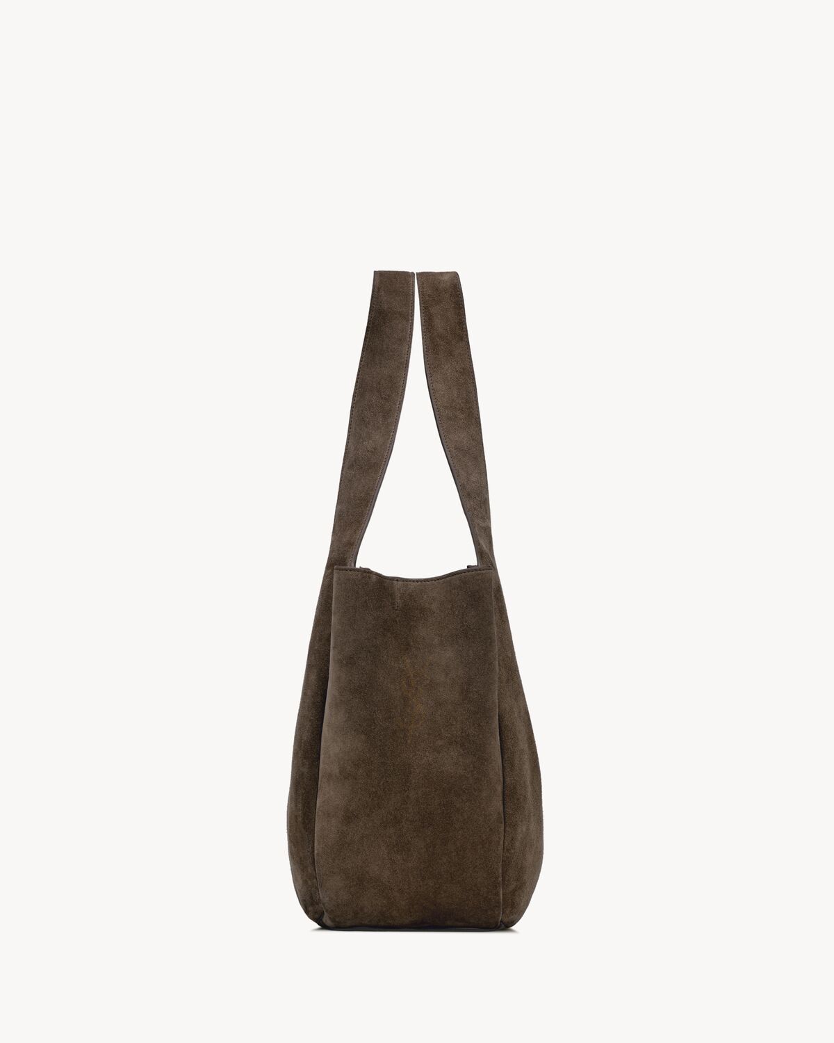 Saint Laurent Le 5 À 7 Bea In Suede In Brown