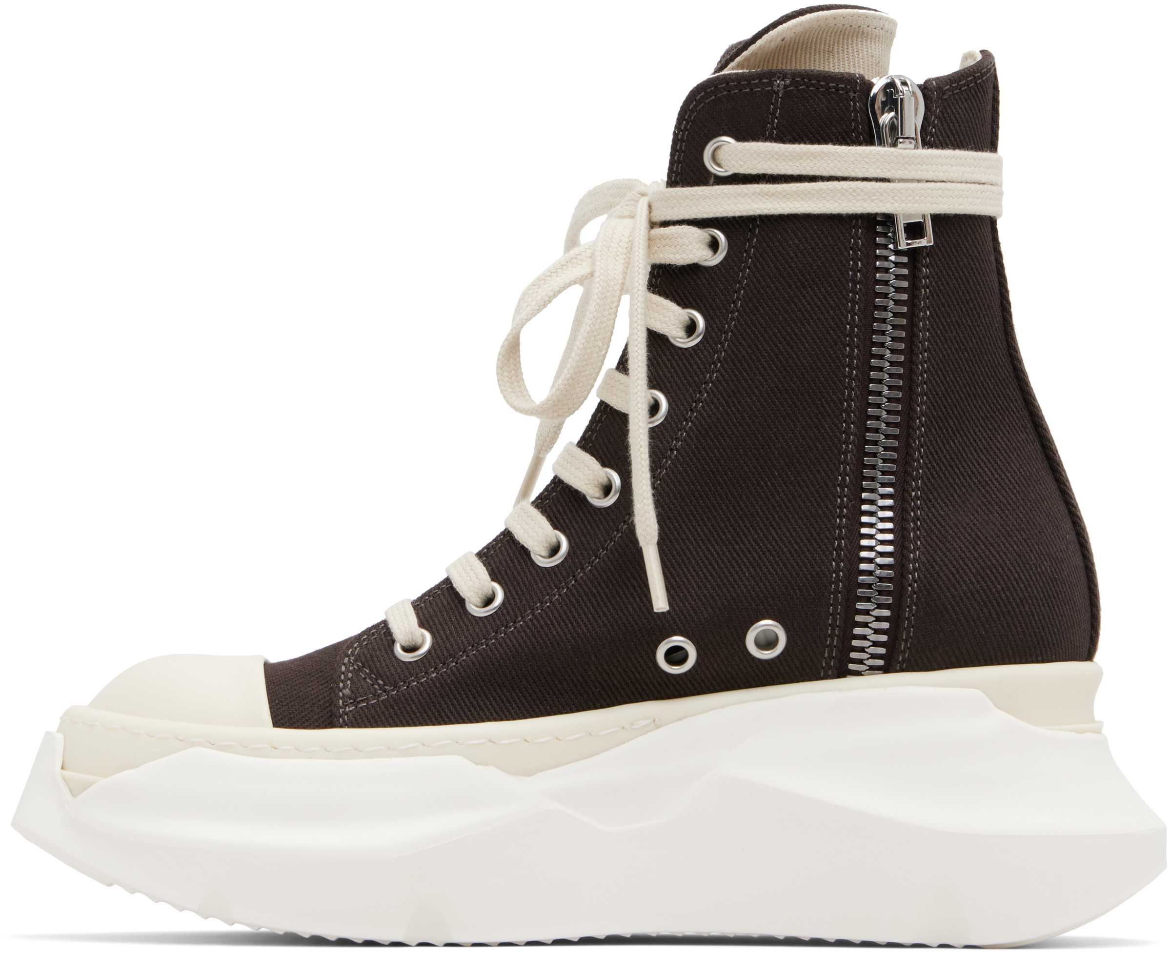 Rick Owens Drkshdw Concordians Cargo Abstract Sneaks High-top Sneaks In Brown