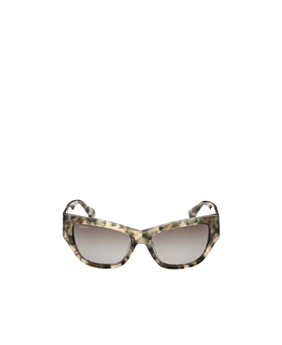 Max Mara Logo Sunglasses In Gray